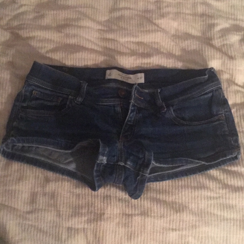 A&F denim booty shorts
